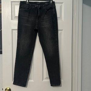 Judy Blue Black Washed Boyfriend Jeans Size 11/30